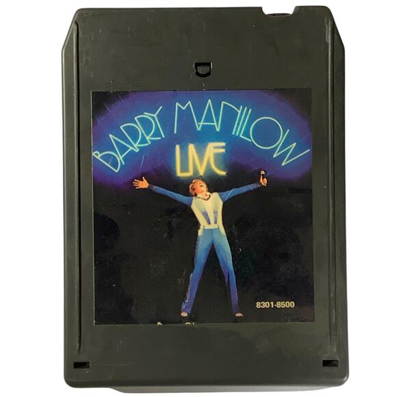 Vintage 8-Track - Barry Manilow - LIVE - 1977, Arista Records & Tapes - Picture 1 of 6